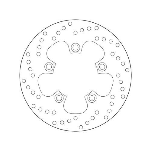 68.B407.44 SERIE ORO DISCO FRENI FISSO  | BREMBO 68B40744