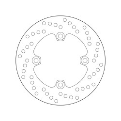 68.B407.47 SERIE ORO DISCO FRENI FISSO  | BREMBO 68B40747