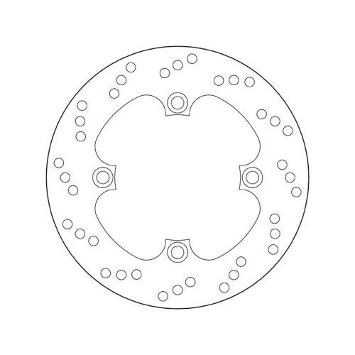 68.B407.49 SERIE ORO DISCO FRENI FISSO  | BREMBO 68B40749