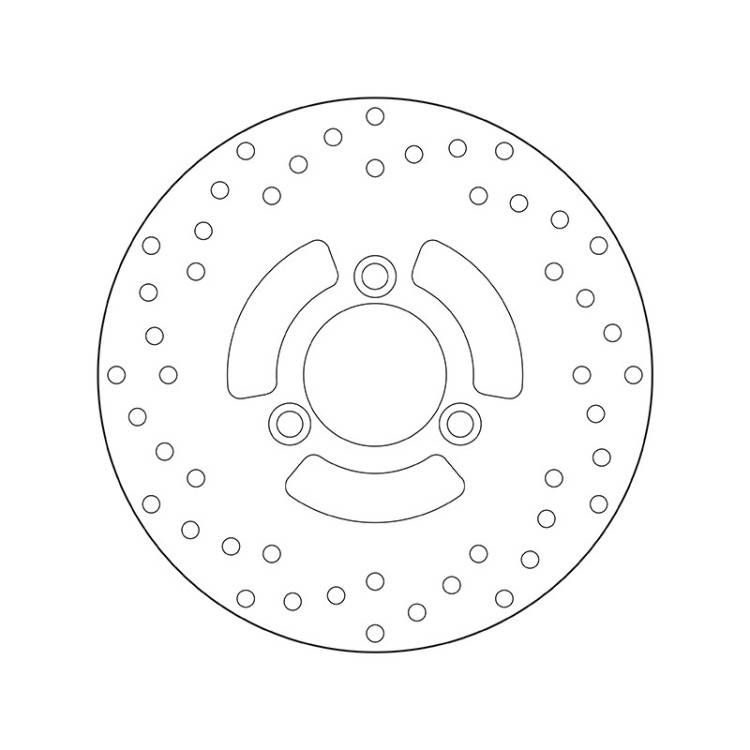 68.B407.57 SERIE ORO DISCO FRENI FISSO  | BREMBO 68B40757