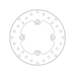 68.B407.66 SERIE ORO DISCO FRENI FISSO  | BREMBO 68B40766