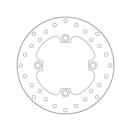 68.B407.66 SERIE ORO DISCO FRENI FISSO  | BREMBO 68B40766