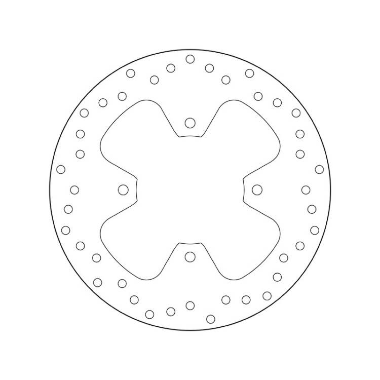 68.B407.78 SERIE ORO DISCO FRENI FISSO  | BREMBO 68B40778