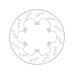 68.B407.81 SERIE ORO DISCO FRENI FISSO  | BREMBO 68B40781
