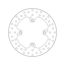 68.B407.92 SERIE ORO DISCO FRENI FISSO  | BREMBO 68B40792