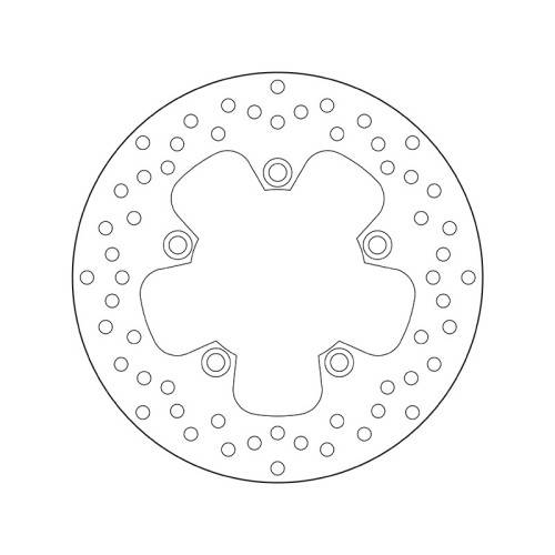 68.B407.93 SERIE ORO DISCO FRENI FISSO  | BREMBO 68B40793