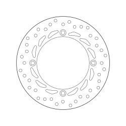 68.B407.A5 SERIE ORO DISCO FRENI FISSO  | BREMBO 68B407A5