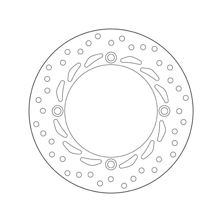 68.B407.A5 SERIE ORO DISCO FRENI FISSO  | BREMBO 68B407A5