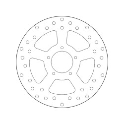 68.B407.A9 SERIE ORO DISCO FRENI FISSO  | BREMBO 68B407A9