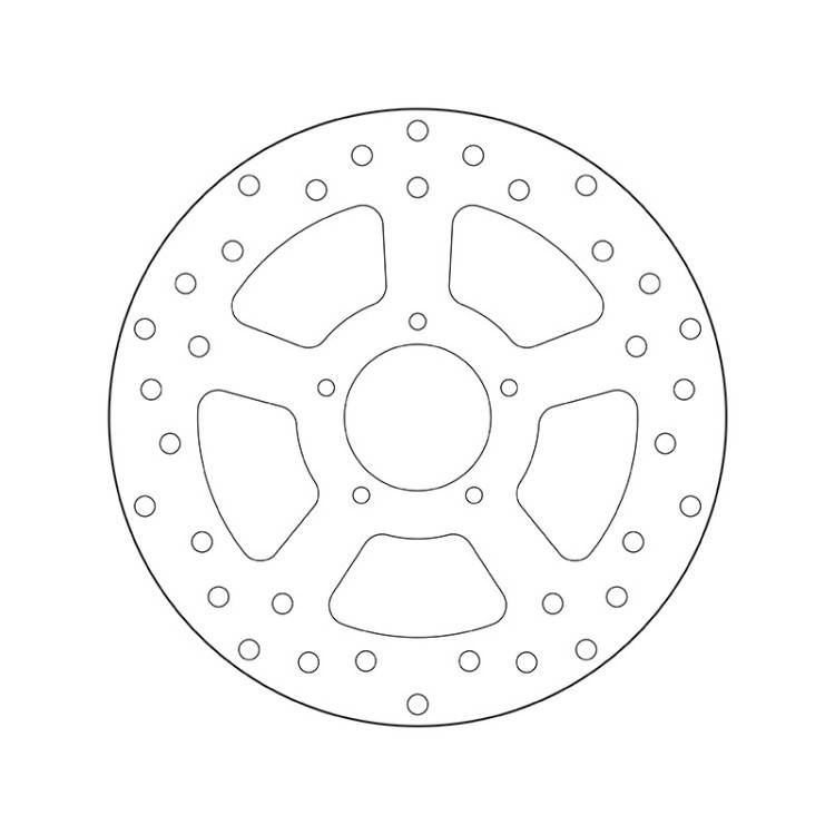 68.B407.A9 SERIE ORO DISCO FRENI FISSO  | BREMBO 68B407A9