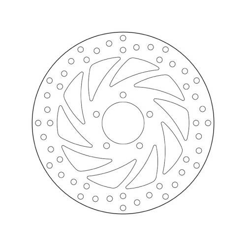 68.B407.B0 SERIE ORO DISCO FRENI FISSO  | BREMBO 68B407B0