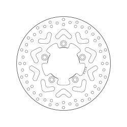 68.B407.B2 SERIE ORO DISCO FRENI FISSO  | BREMBO 68B407B2