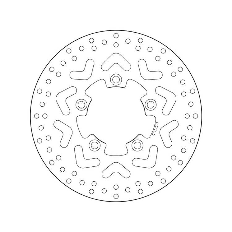 68.B407.B2 SERIE ORO DISCO FRENI FISSO  | BREMBO 68B407B2