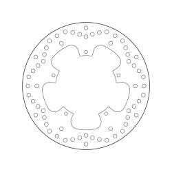 68.B407.B6 SERIE ORO DISCO FRENI FISSO  | BREMBO 68B407B6