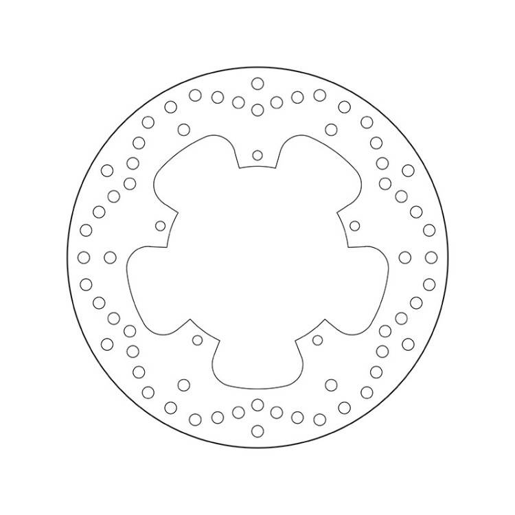 68.B407.B6 SERIE ORO DISCO FRENI FISSO  | BREMBO 68B407B6