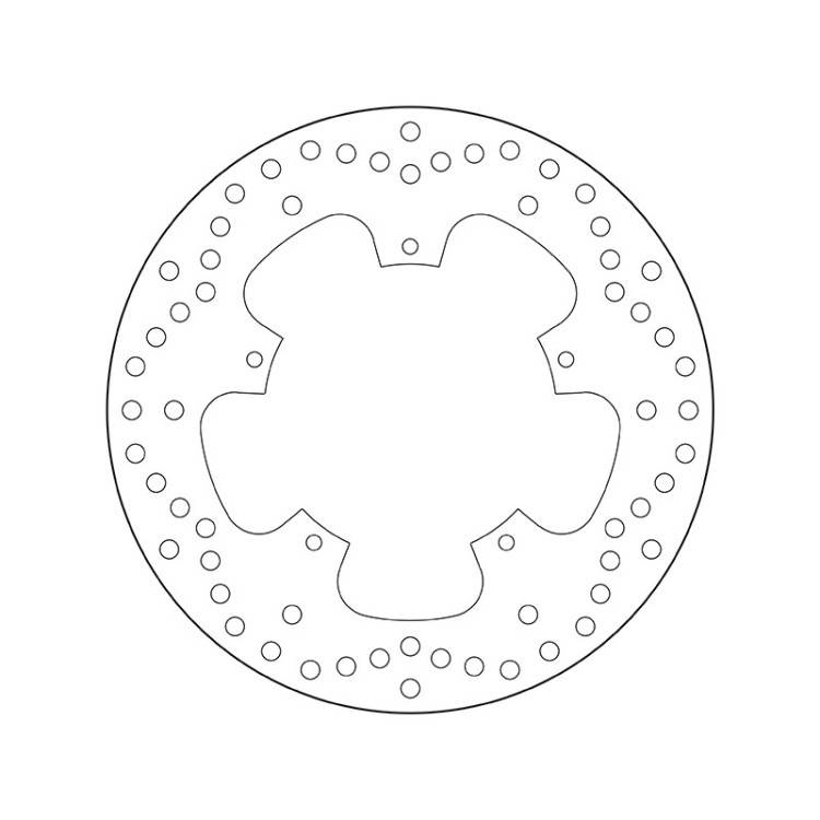 68.B407.B7 SERIE ORO DISCO FRENI FISSO  | BREMBO 68B407B7