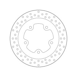 68.B407.B9 SERIE ORO DISCO FRENI FISSO  | BREMBO 68B407B9