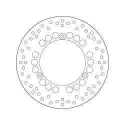 68.B407.C4 SERIE ORO DISCO FRENI FISSO  | BREMBO 68B407C4