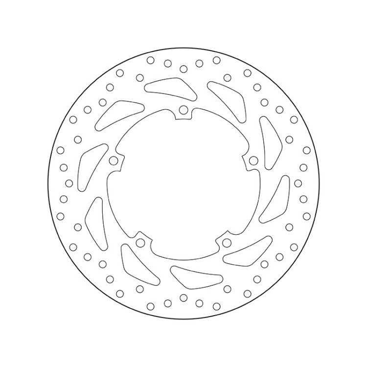 68.B407.C5 SERIE ORO DISCO FRENI FISSO  | BREMBO 68B407C5