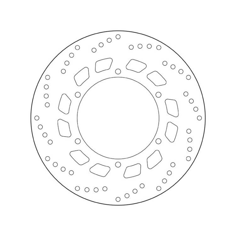 68.B407.D0 SERIE ORO DISCO FRENI FISSO  | BREMBO 68B407D0