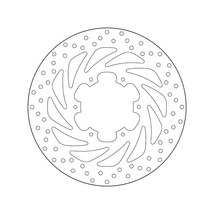 68.B407.D4 SERIE ORO DISCO FRENI FISSO  | BREMBO 68B407D4