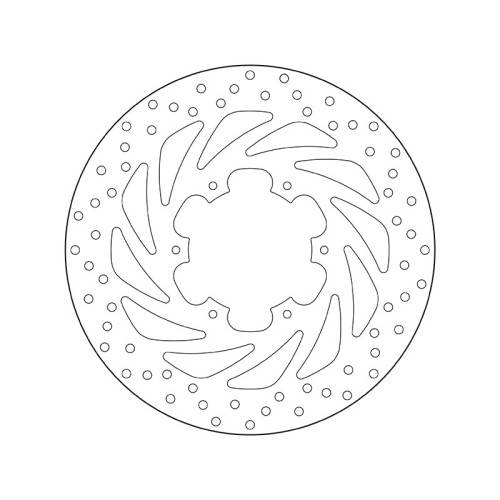 68.B407.D4 SERIE ORO DISCO FRENI FISSO  | BREMBO 68B407D4