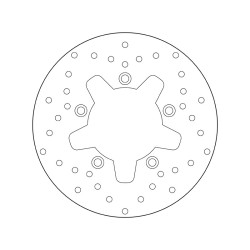 68.B407.E1 SERIE ORO DISCO FRENI FISSO  | BREMBO 68B407E1