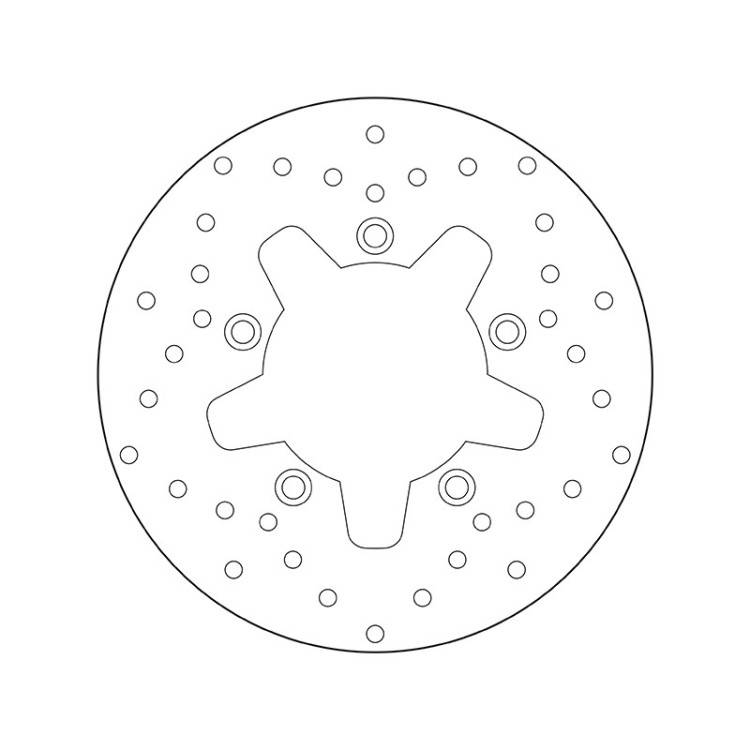 68.B407.E1 SERIE ORO DISCO FRENI FISSO  | BREMBO 68B407E1