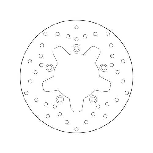 68.B407.E1 SERIE ORO DISCO FRENI FISSO  | BREMBO 68B407E1