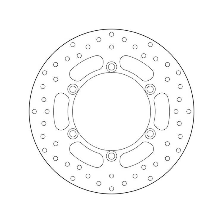 68.B407.E6 SERIE ORO DISCO FRENI FISSO  | BREMBO 68B407E6