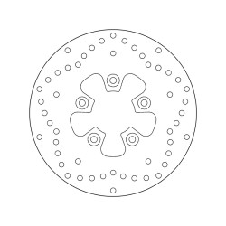 68.B407.F4 SERIE ORO DISCO FRENI FISSO  | BREMBO 68B407F4