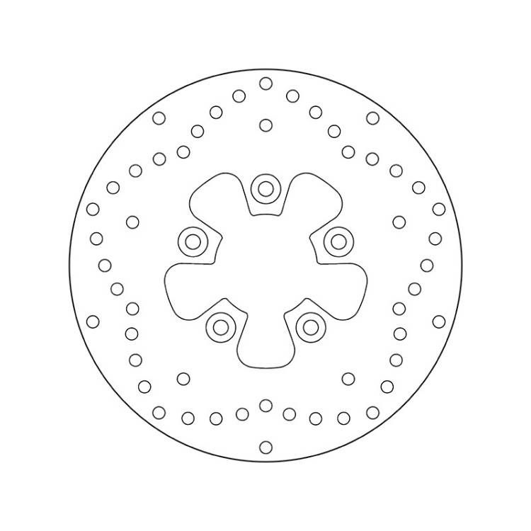 68.B407.F4 SERIE ORO DISCO FRENI FISSO  | BREMBO 68B407F4