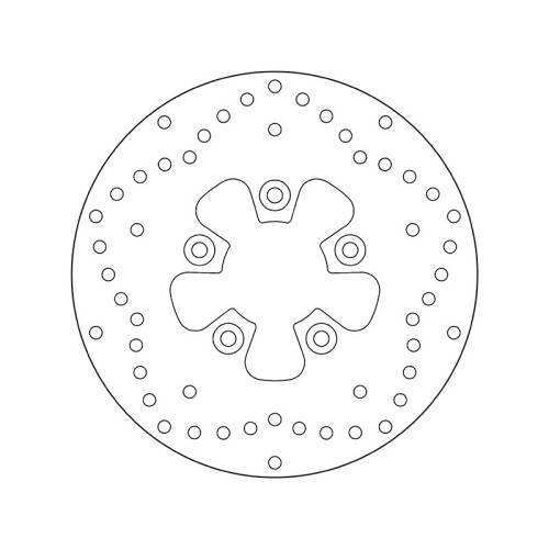 68.B407.F4 SERIE ORO DISCO FRENI FISSO  | BREMBO 68B407F4