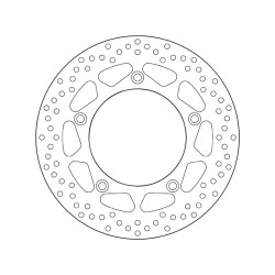 68.B407.F8 SERIE ORO DISCO FRENI FISSO  | BREMBO 68B407F8