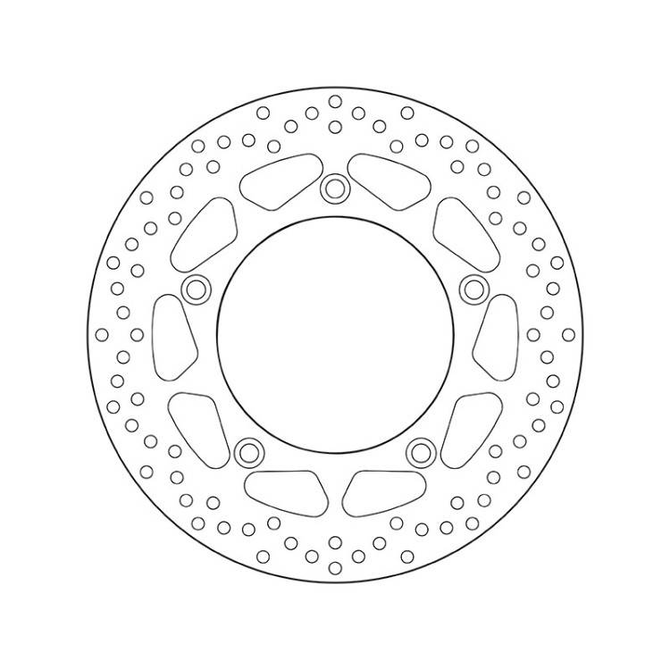 68.B407.F8 SERIE ORO DISCO FRENI FISSO  | BREMBO 68B407F8