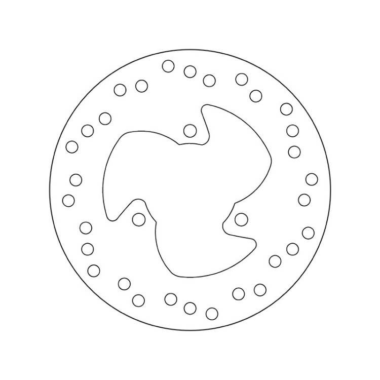 68.B407.G1 SERIE ORO DISCO FRENI FISSO  | BREMBO 68B407G1