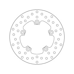 68.B407.G2 SERIE ORO DISCO FRENI FISSO  | BREMBO 68B407G2