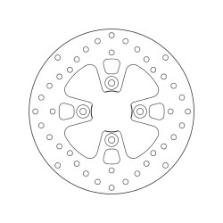 68.B407.G3 SERIE ORO DISCO FRENI FISSO  | BREMBO 68B407G3