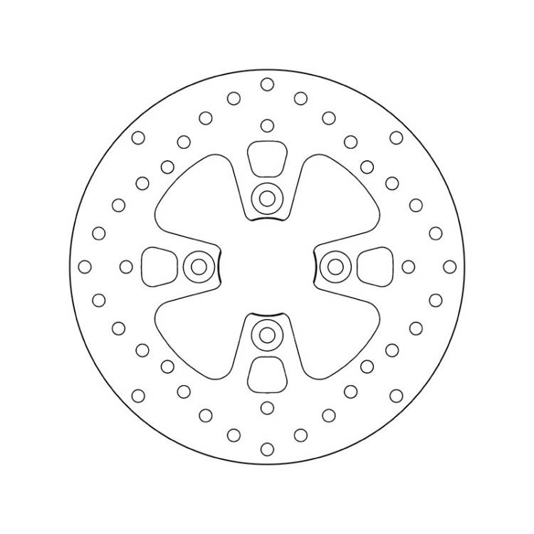 68.B407.G3 SERIE ORO DISCO FRENI FISSO  | BREMBO 68B407G3