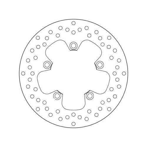 68.B407.H3 SERIE ORO DISCO FRENI FISSO  | BREMBO 68B407H3