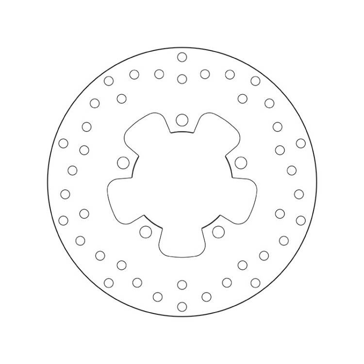 68.B407.N5 SERIE ORO DISCO FRENI FISSO  | BREMBO 68B407N5