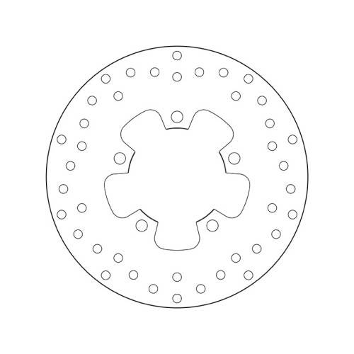 68.B407.N5 SERIE ORO DISCO FRENI FISSO  | BREMBO 68B407N5