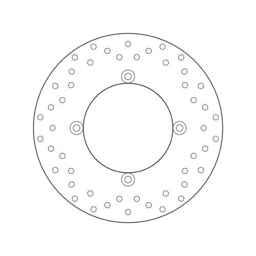 68.B407.N9 SERIE ORO DISCO FRENI FISSO  | BREMBO 68B407N9