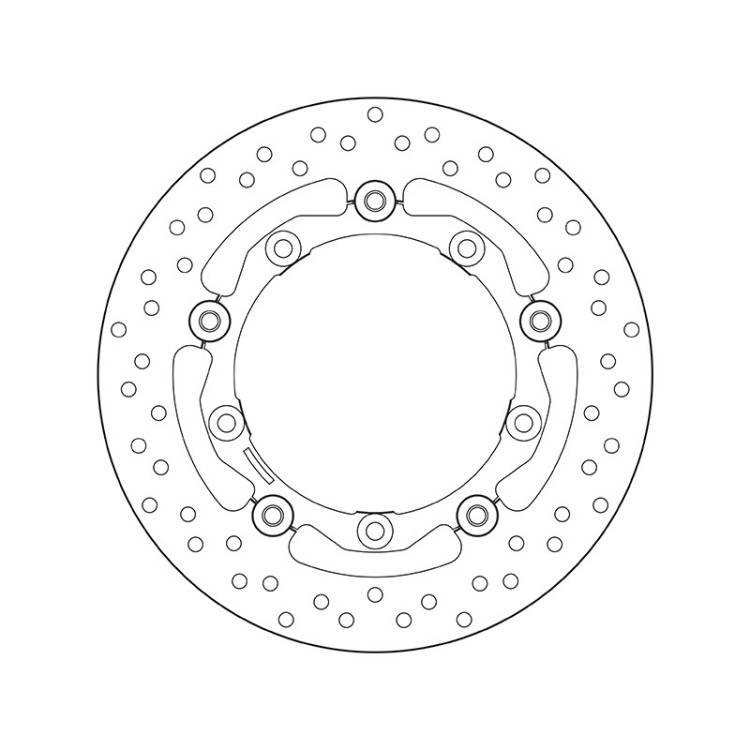 78.B408.17 SERIE ORO DISCO FRENI FLOTTANTE  | BREMBO 78B40817