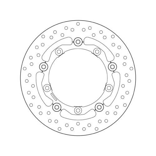 78.B408.17 SERIE ORO DISCO FRENI FLOTTANTE  | BREMBO 78B40817