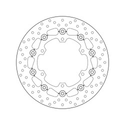 78.B408.43 SERIE ORO DISCO FRENI FLOTTANTE  | BREMBO 78B40843