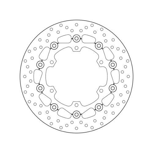78.B408.43 SERIE ORO DISCO FRENI FLOTTANTE  | BREMBO 78B40843
