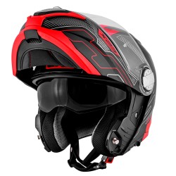 CASCO MODULARE GIVI X.23 SYDNEY PROTECT NERO OPACO TITANIO ROSSO  | GIVI | HX23FPCBR