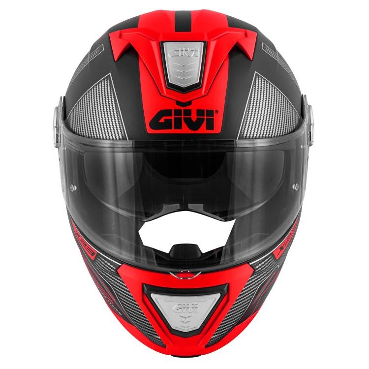 CASCO MODULARE GIVI X.23 SYDNEY PROTECT NERO OPACO TITANIO ROSSO  | GIVI | HX23FPCBR