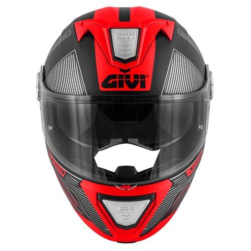 CASCO MODULARE GIVI X.23 SYDNEY PROTECT NERO OPACO TITANIO ROSSO  | GIVI | HX23FPCBR